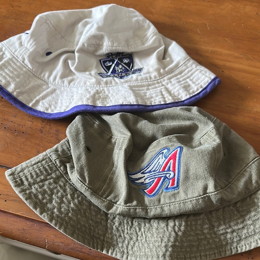 Bucket Hat Set - Cream and Green